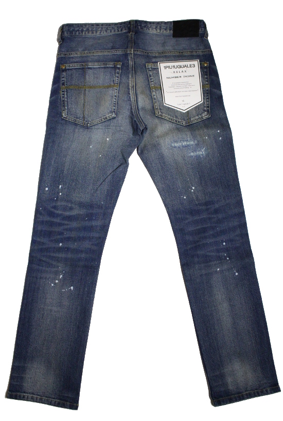 1PIU1UGUALE3 RELAX x NUMBER (N)INE sense T/U limited model denim