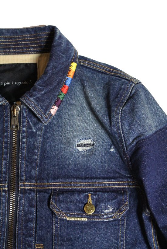 Rainbow zip G jacket - 1piu1uguale3 Osaka - ウノピゥウノウグァー 