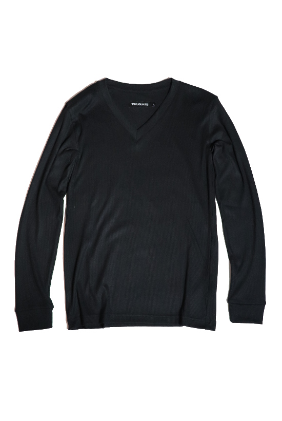 L/S V-NECK - 1piu1uguale3 Osaka - ウノピゥウノウグァーレトレ大阪